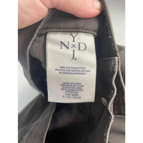Women's NYDJ Black Gray Straight Leg Jeans‎ Size 12 EUC! 0120 - Picture 10 of 11